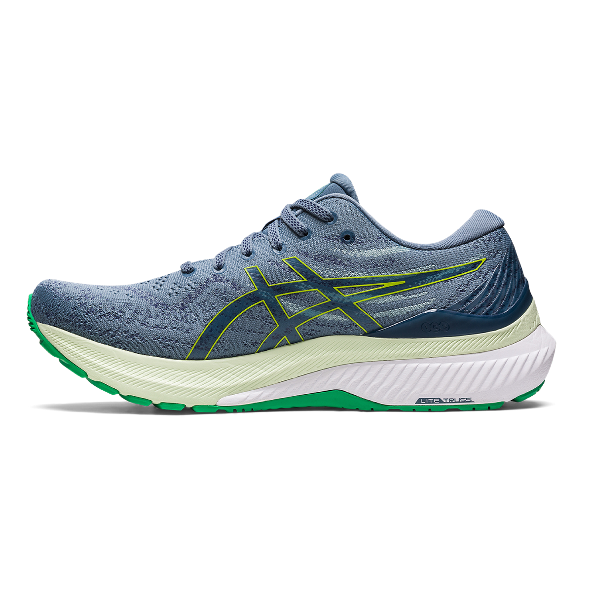 Asics Gel Kayano 29 - Steel Blue - Lime Zest