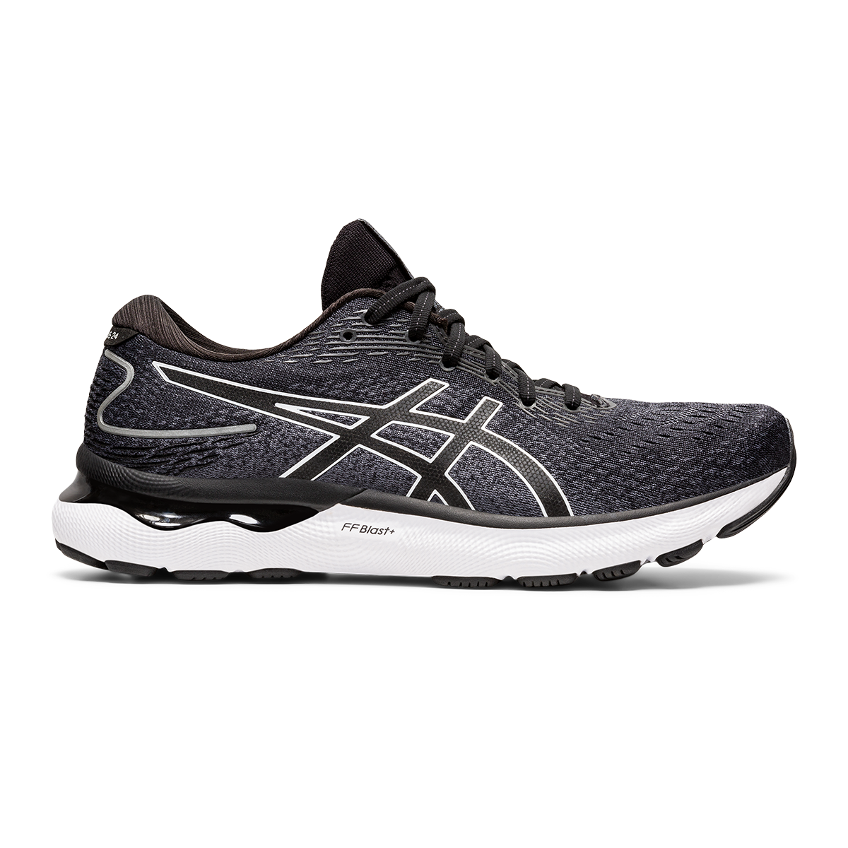 Asics Gel Nimbus 24 - Black - White