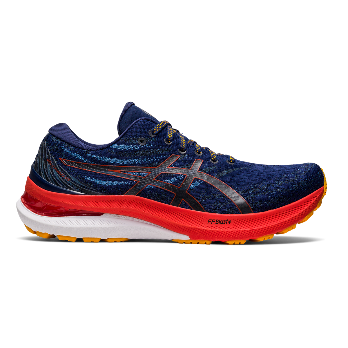 Asics Gel Kayano 29 - Deep Ocean - Cherry Tomato