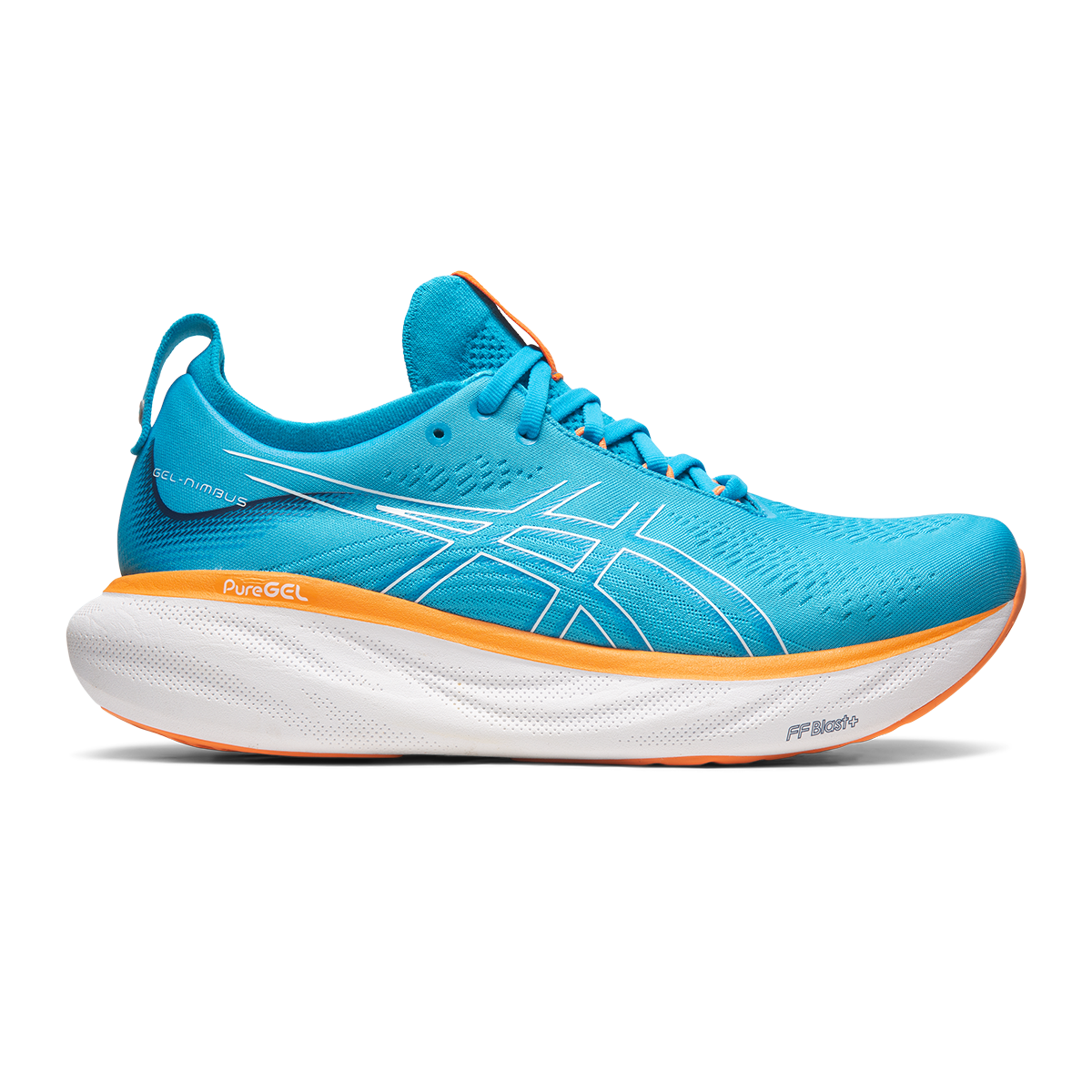 Asics Gel Nimbus 25 - Island Blue - Sun Peach