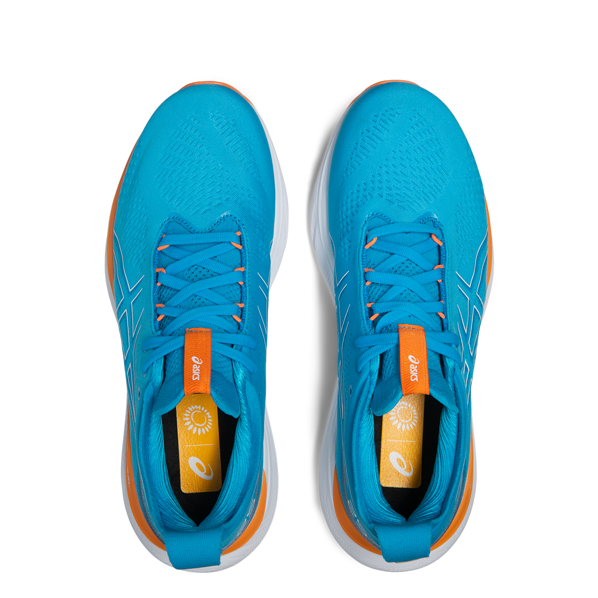 Asics Gel Nimbus 25 - Island Blue - Sun Peach