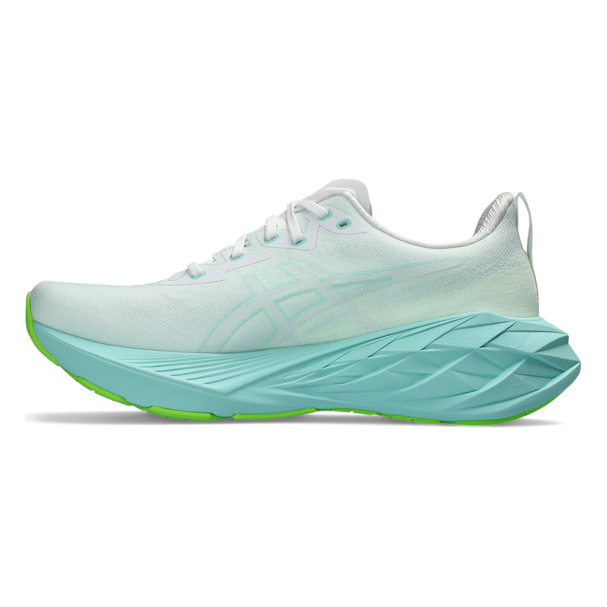 Asics Novablast 4 - White - Illuminate Mint