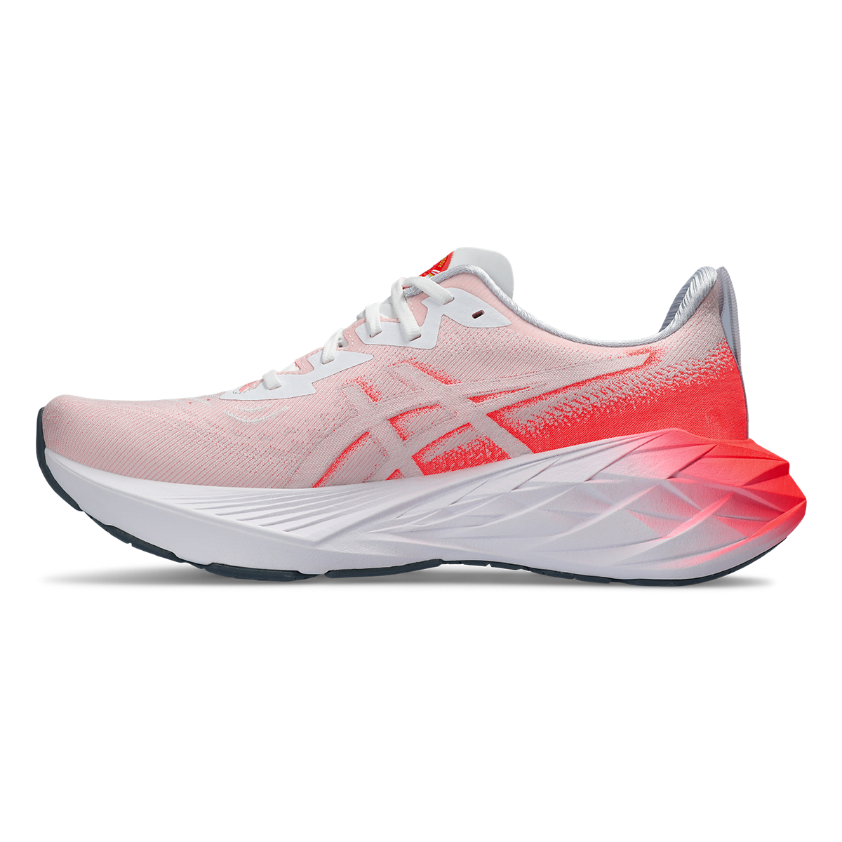 Asics Novablast 4 - White - Sunrise Red