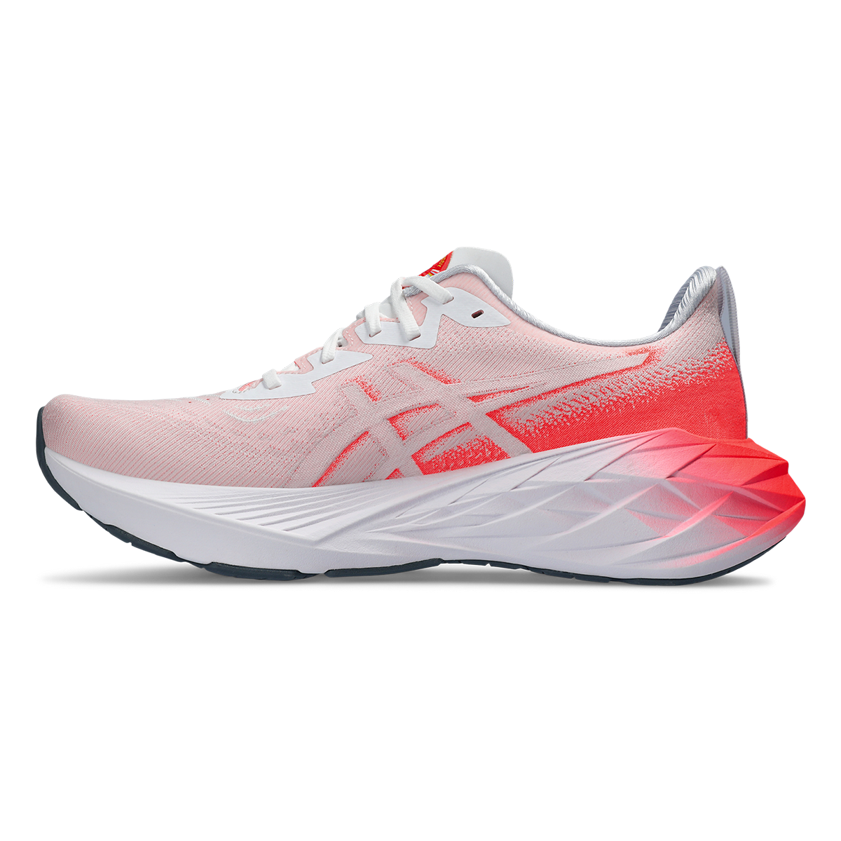 Asics Novablast 4 - White - Sunrise Red