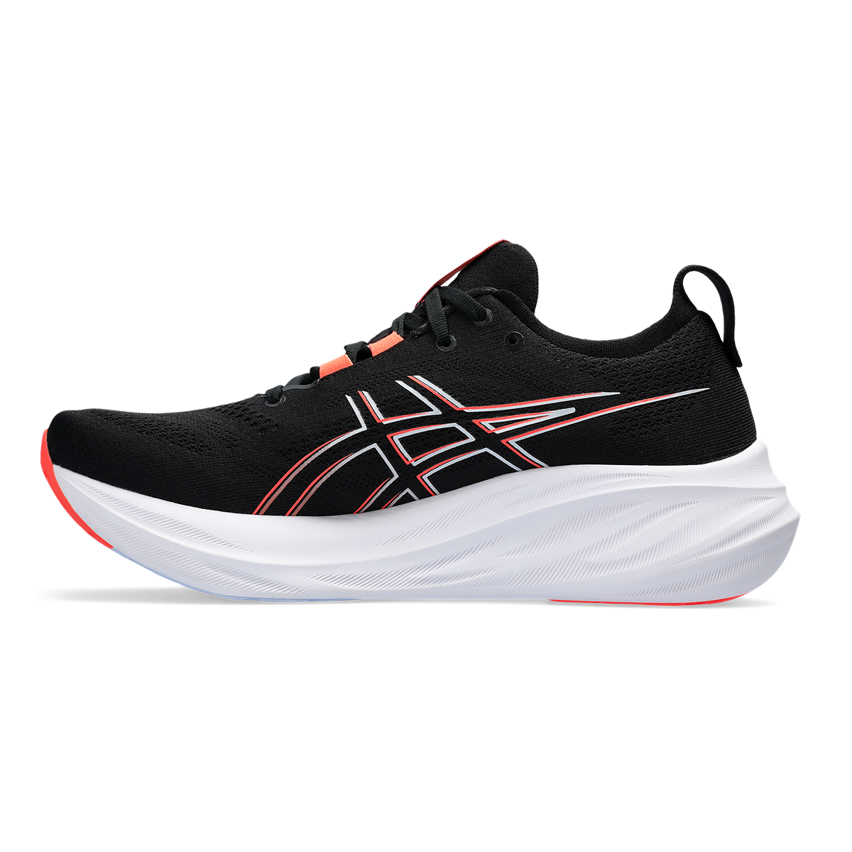 Asics Gel Nimbus 26 - Black - True Red