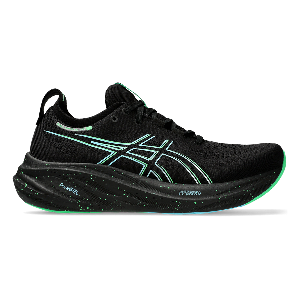 Asics Gel Nimbus 26 - Black - Soothing Sea