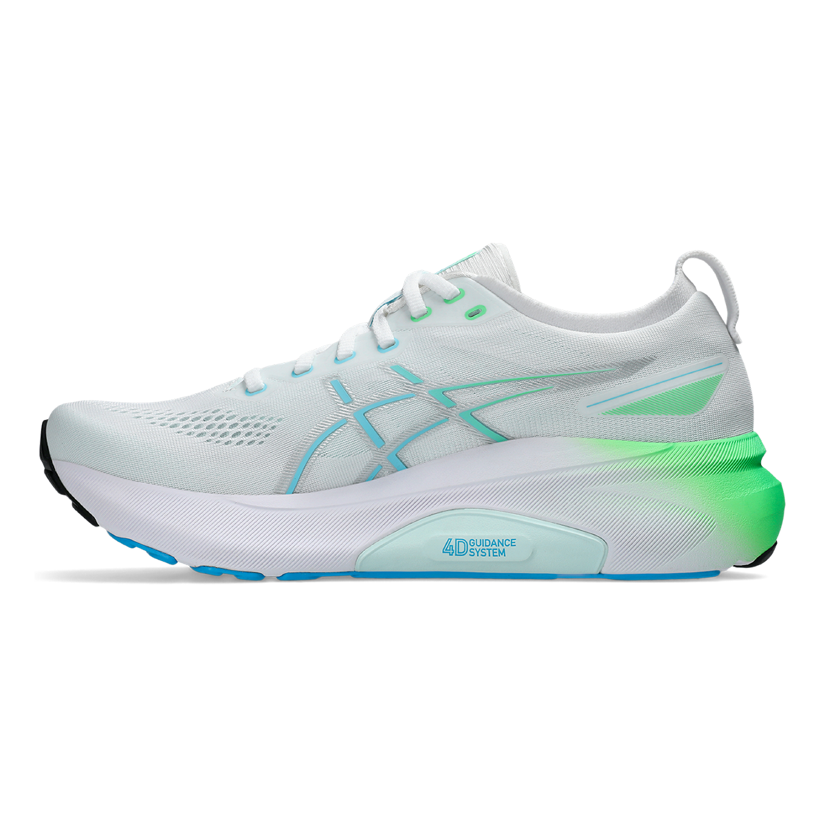 Asics Gel Kayano 31 - White - Bright Cyan