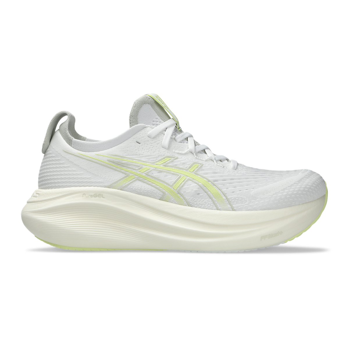 Asics Gel Nimbus 27 White - Huddle Yellow