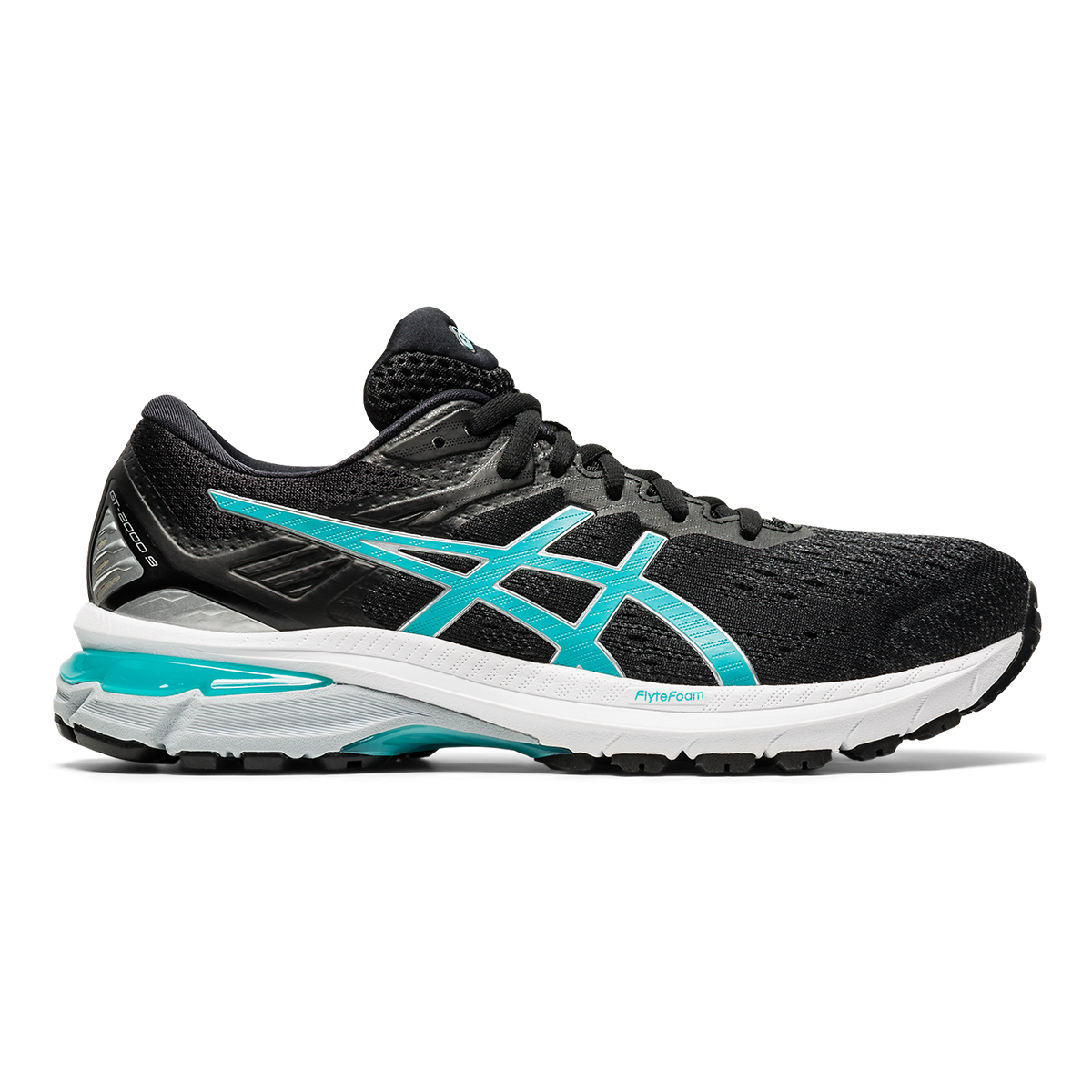 Asics GT 2000 9 - Black - Techno Cyan