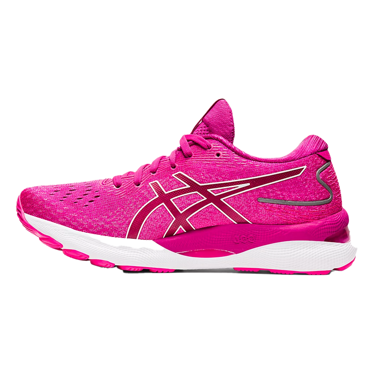 Asics Gel Nimbus 24 - Fuchsia Red - White