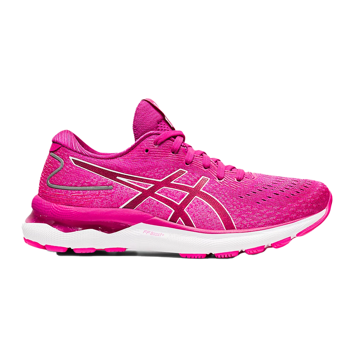 Asics Gel Nimbus 24 - Fuchsia Red - White