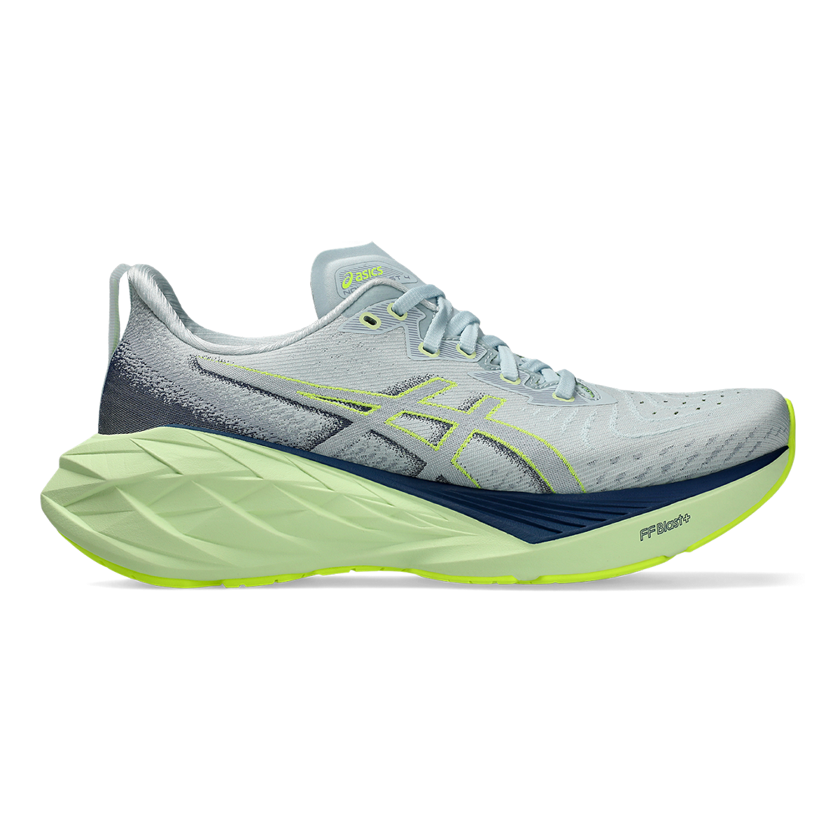 Asics Novablast 4 - Cool Grey - Blue Expanse