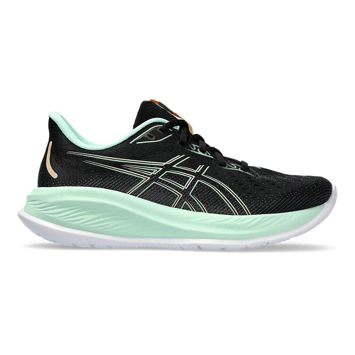 Asics Gel Cumulus 26 - Black - Mint Tint