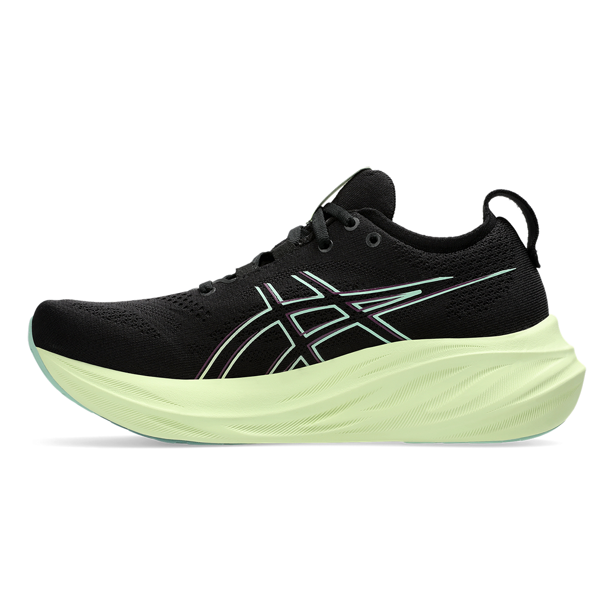 Asics Gel Nimbus 26 - Black - Cool Matcha