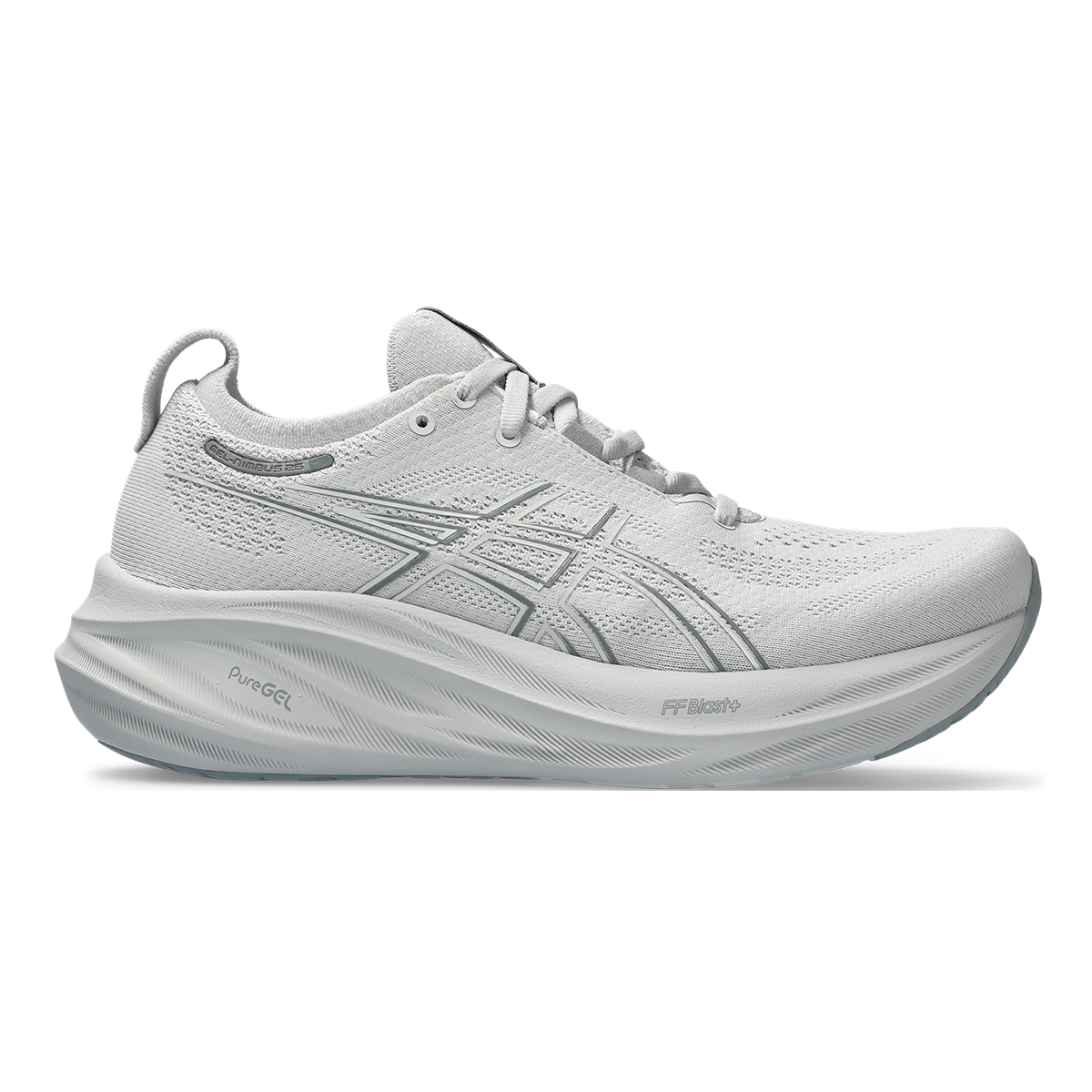 Asics Gel Nimbus 26 - Concrete - Pure Silver