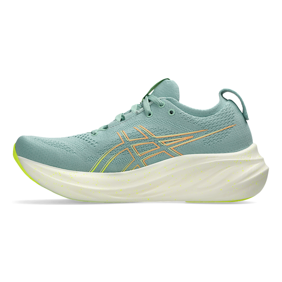 Asics Gel Nimbus 26 - Light Celadon - Safety Yellow