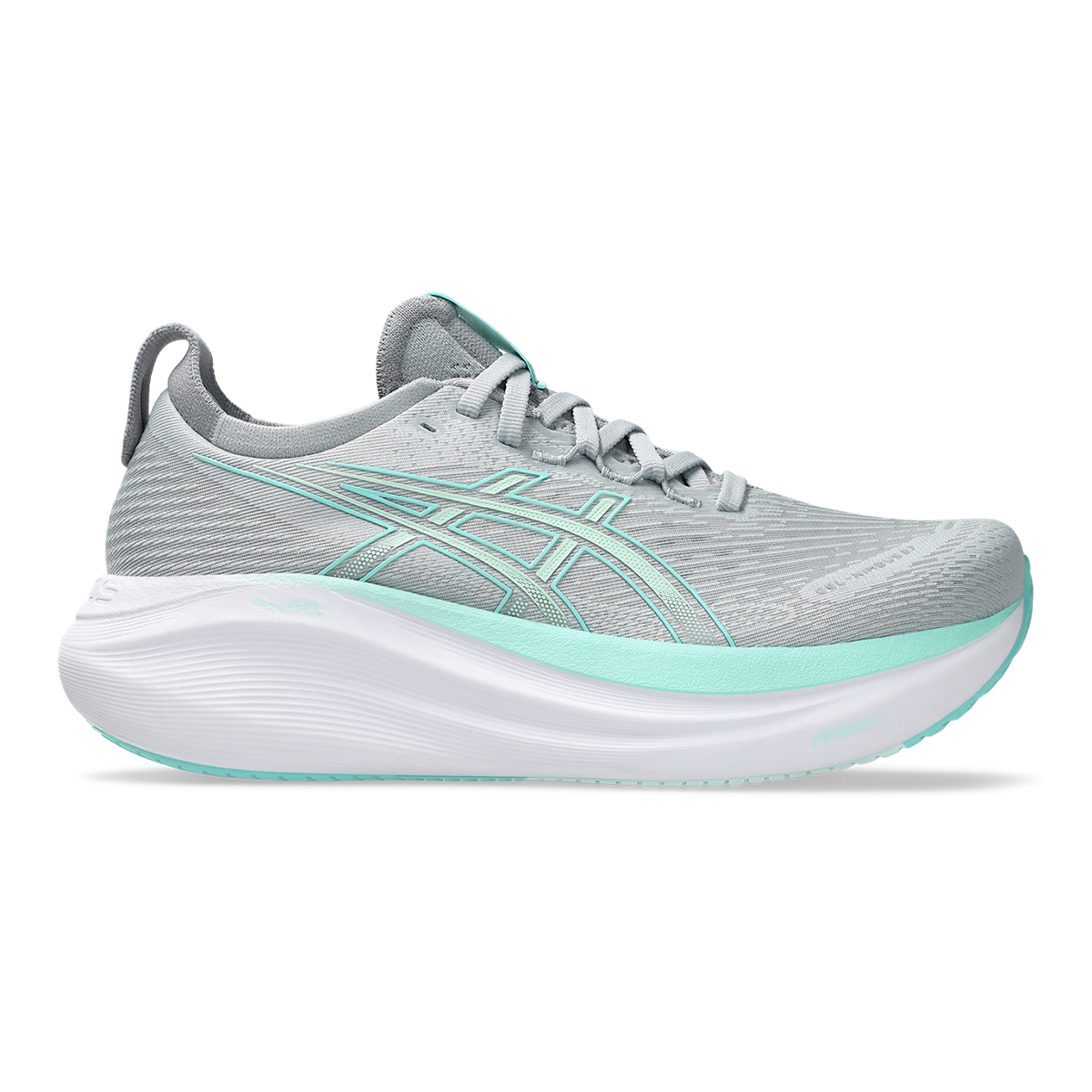 Asics Gel Nimbus 27 Piedmont Grey - Illuminate Mint