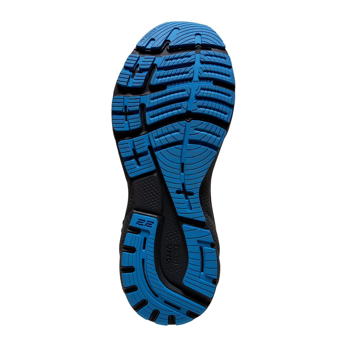 Brooks Adrenaline GTS 22 - Oyster - India Ink - Blue