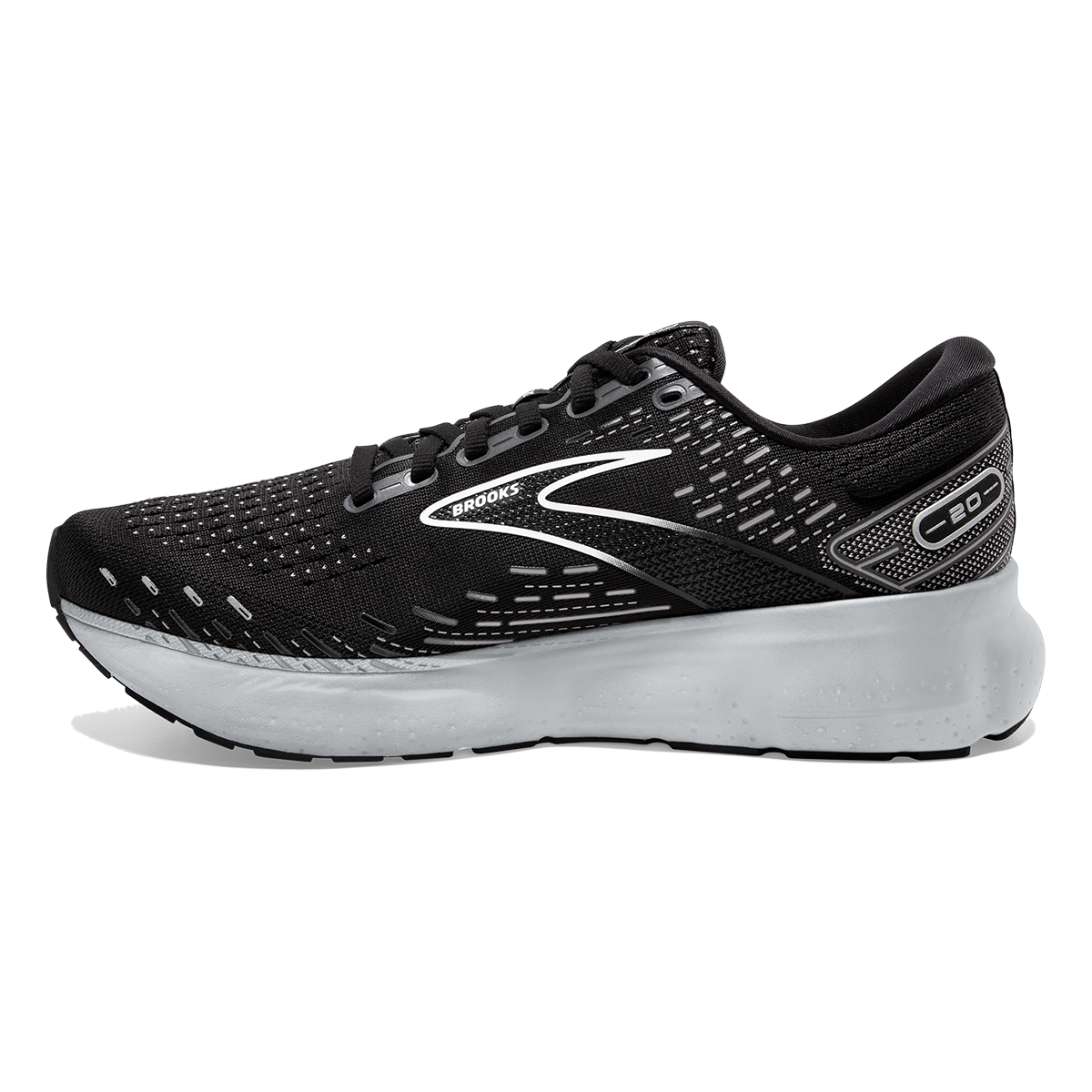 Brooks Glycerin 20 - Black - White - Alloy