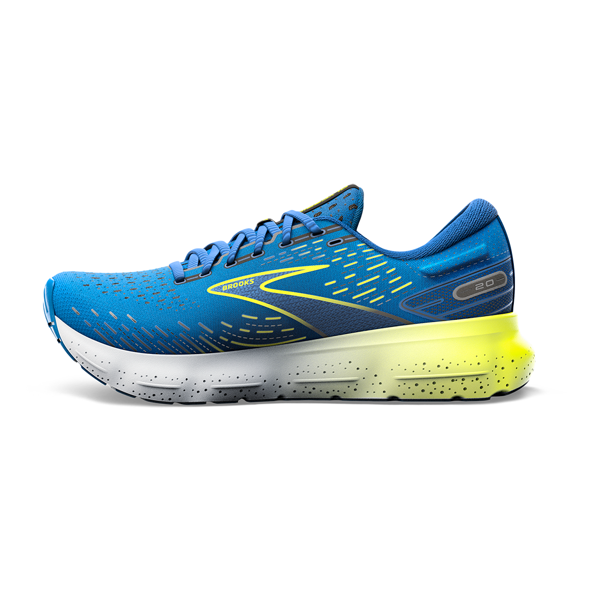 Brooks Glycerin 20 - Blue - Nightlife - White