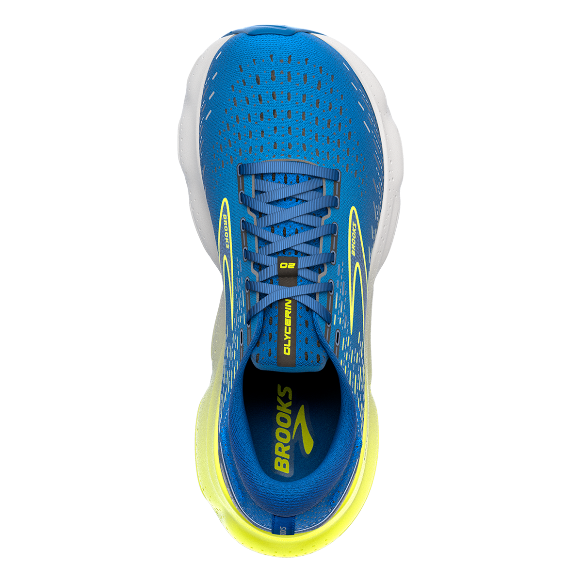 Brooks Glycerin 20 - Blue - Nightlife - White