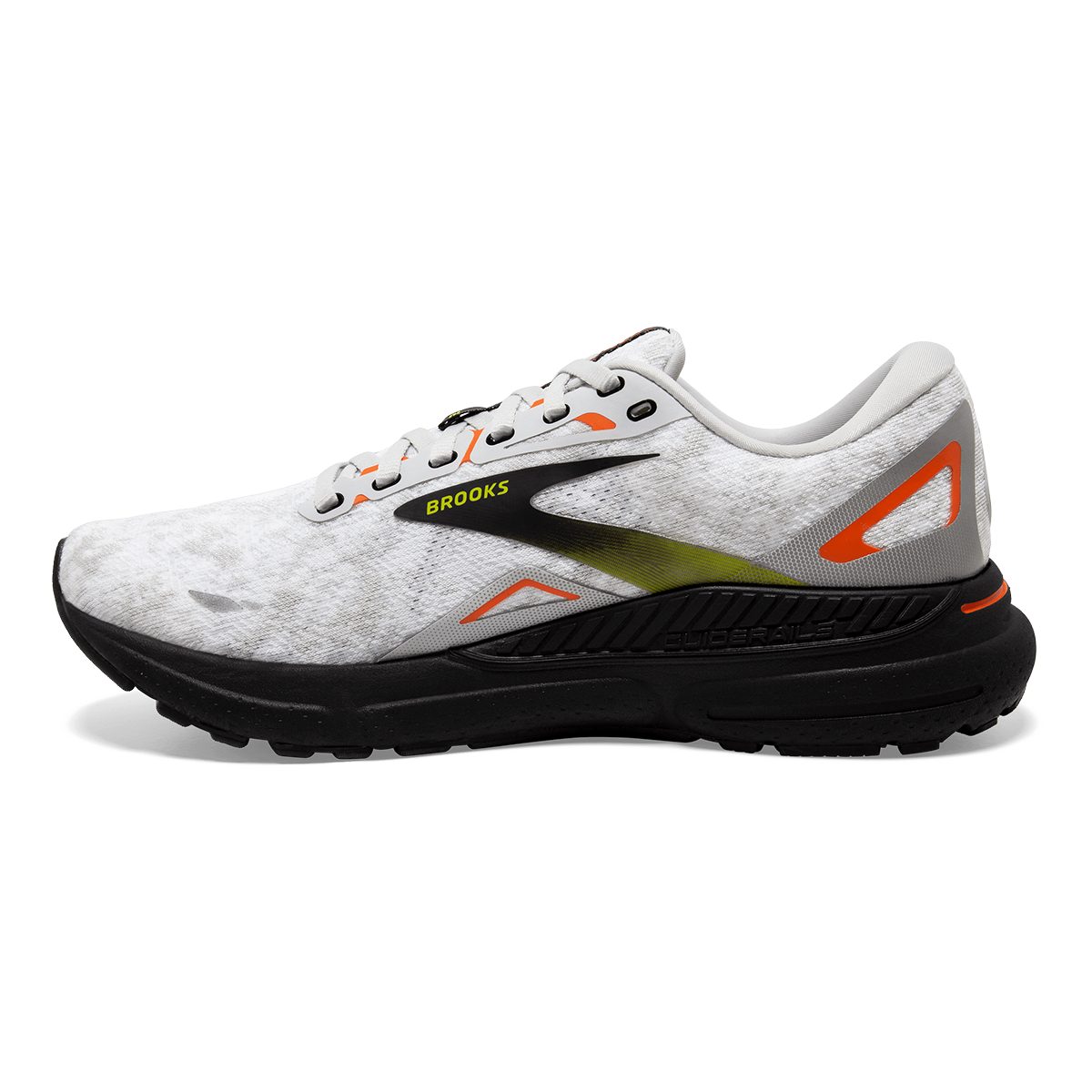 Brooks Adrenaline GTS 23 - Oyster - Black - Red Orange