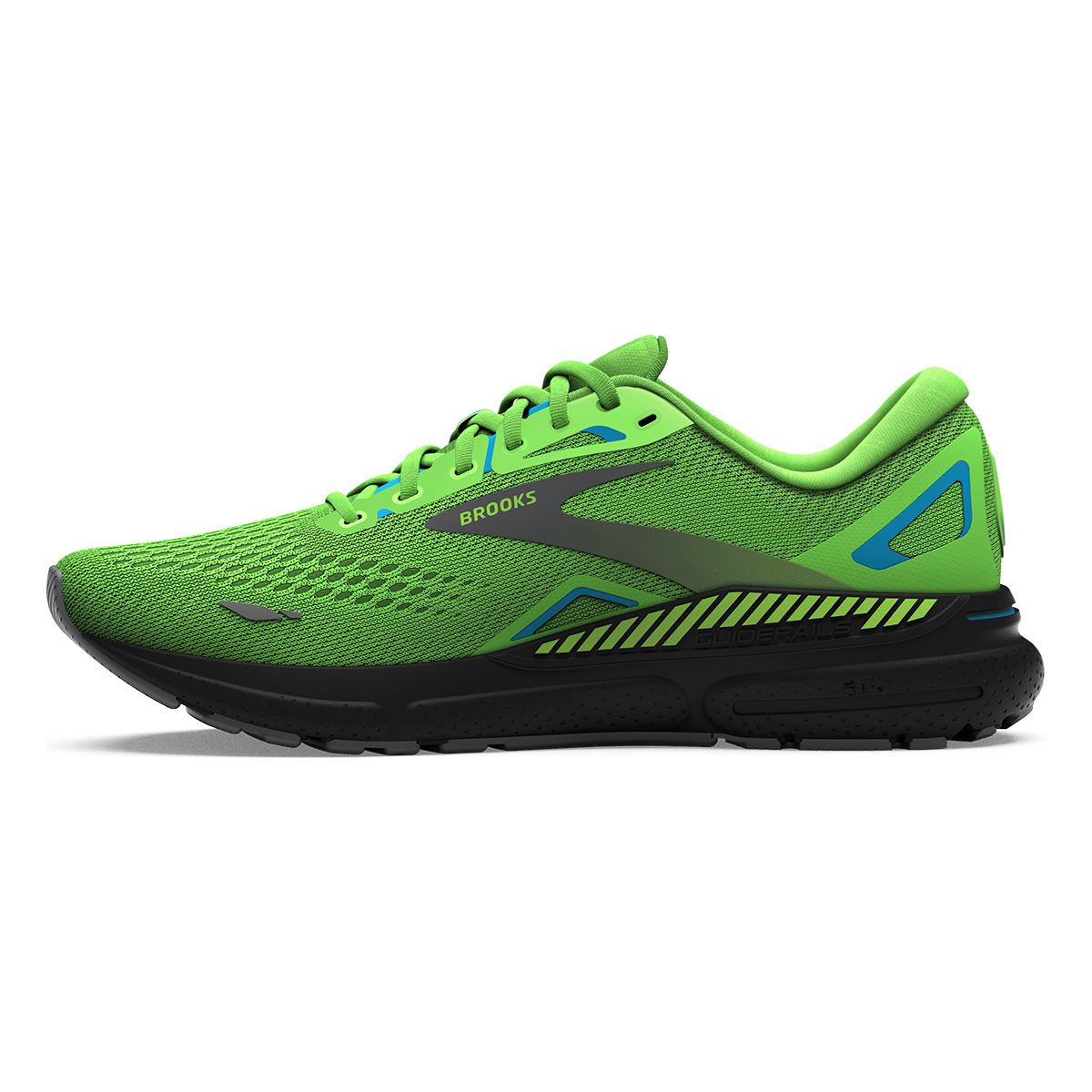 Brooks Adrenaline GTS 23 - Green Gecko - Grey - Atomic Blue