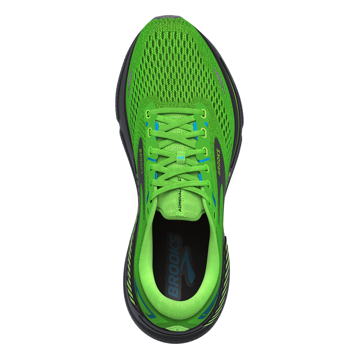 Brooks Adrenaline GTS 23 - Green Gecko - Grey - Atomic Blue