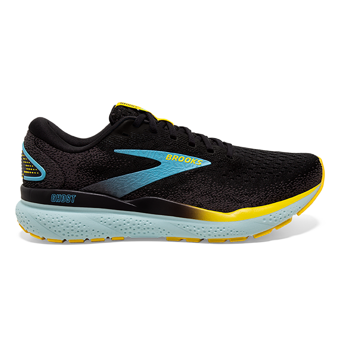 Brooks Ghost 16 - Black - Forged Iron - Blue