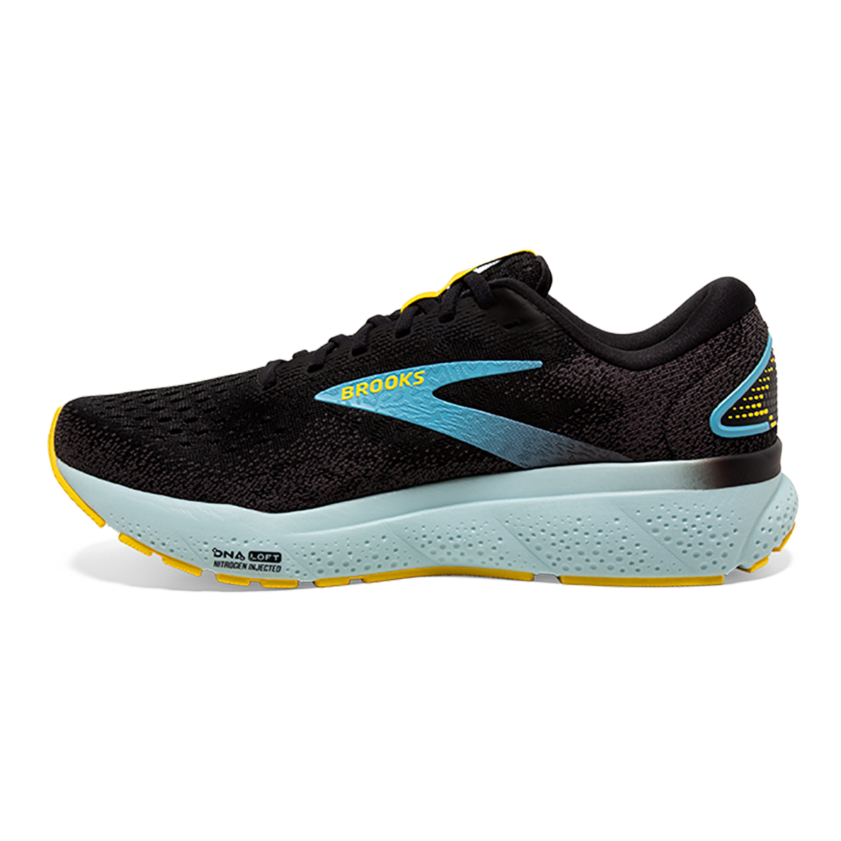 Brooks Ghost 16 - Black - Forged Iron - Blue