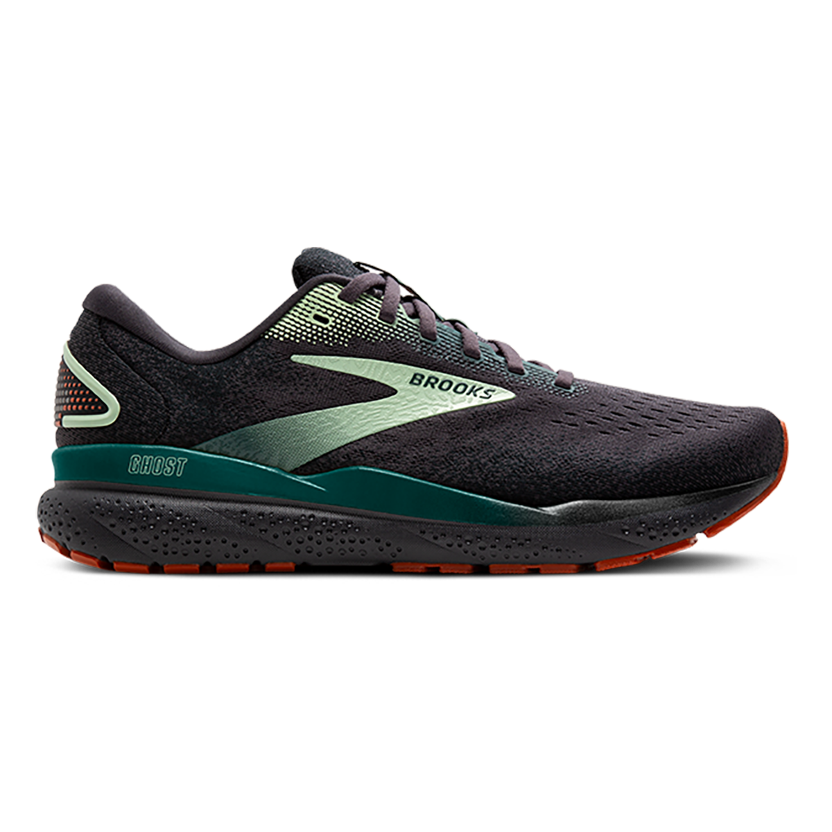 Brooks Ghost 16 - Blackened Pearl - June Bug - Green