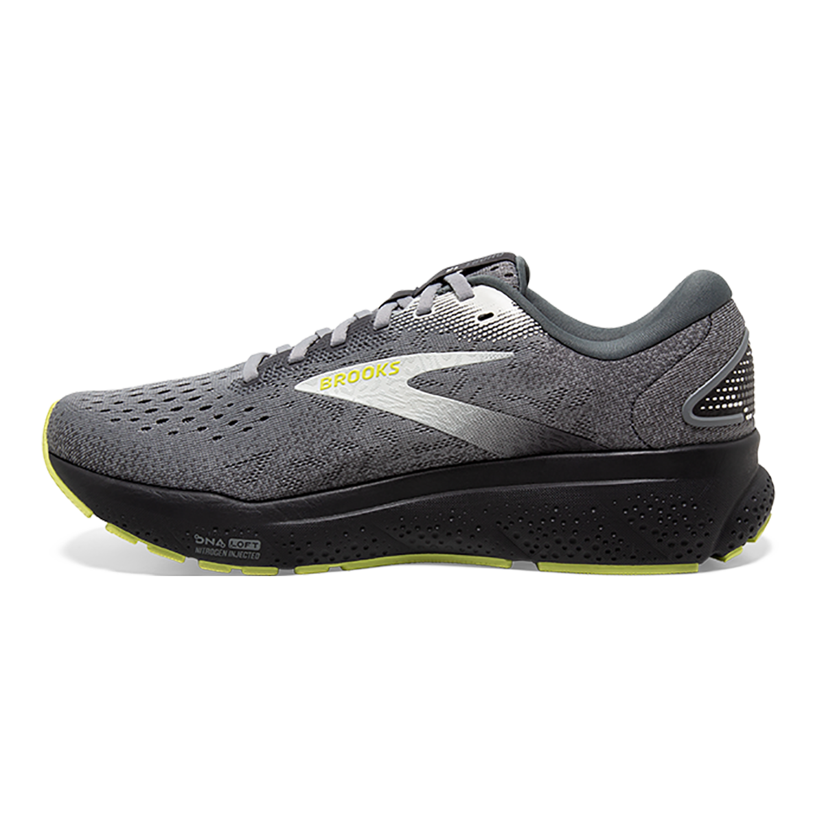 Brooks Ghost 16 - Primer - Grey - Lime