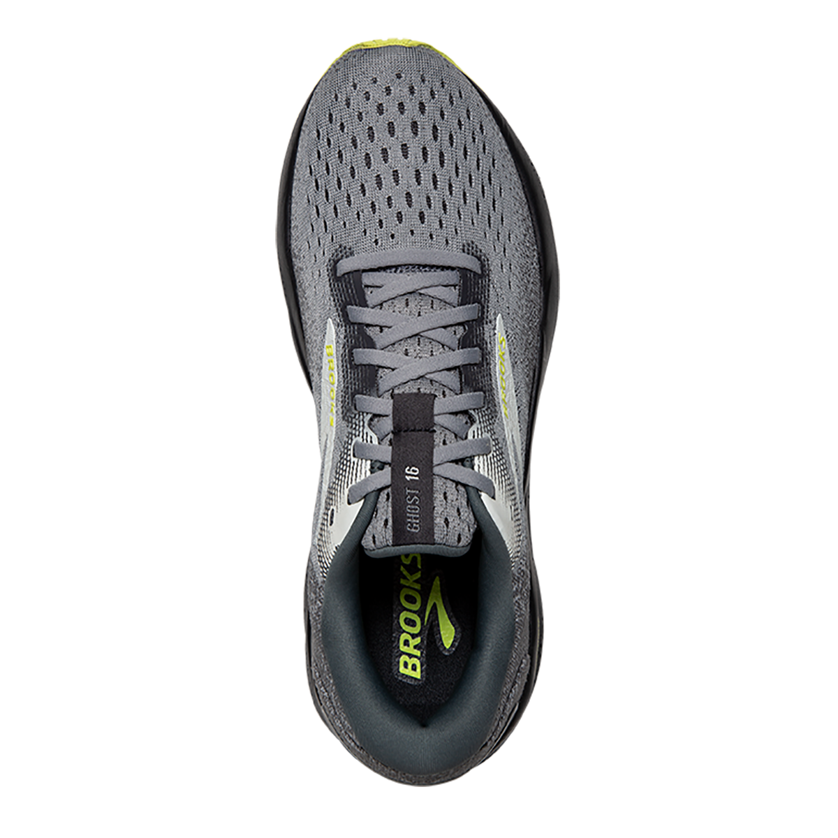 Brooks Ghost 16 - Primer - Grey - Lime