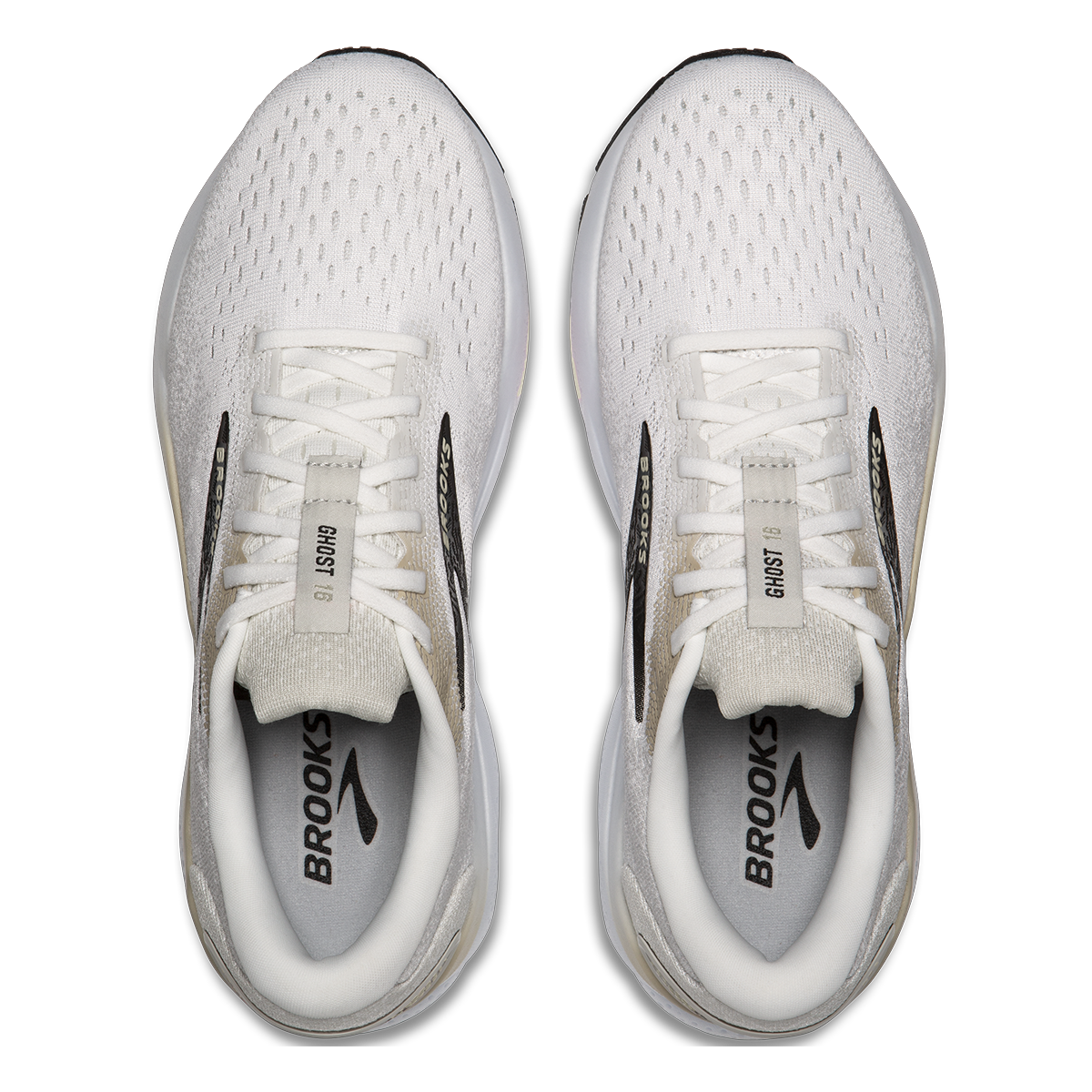 Brooks Ghost 16 - White - Pelican - Oyster