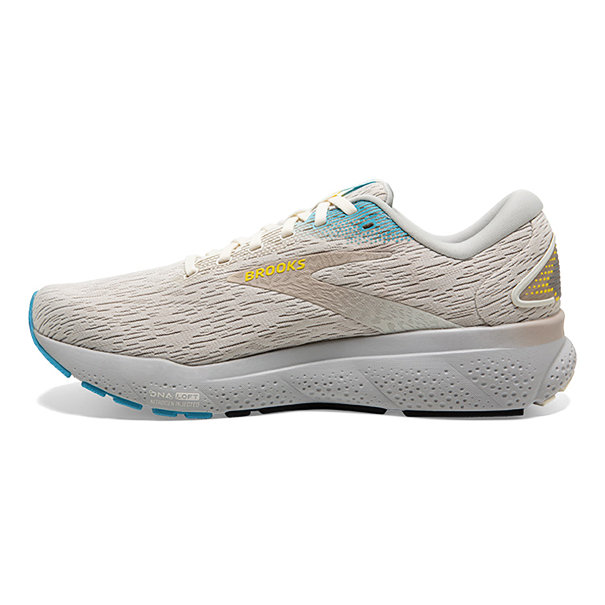 Brooks Ghost 16 - Coconut - Blue - Yellow