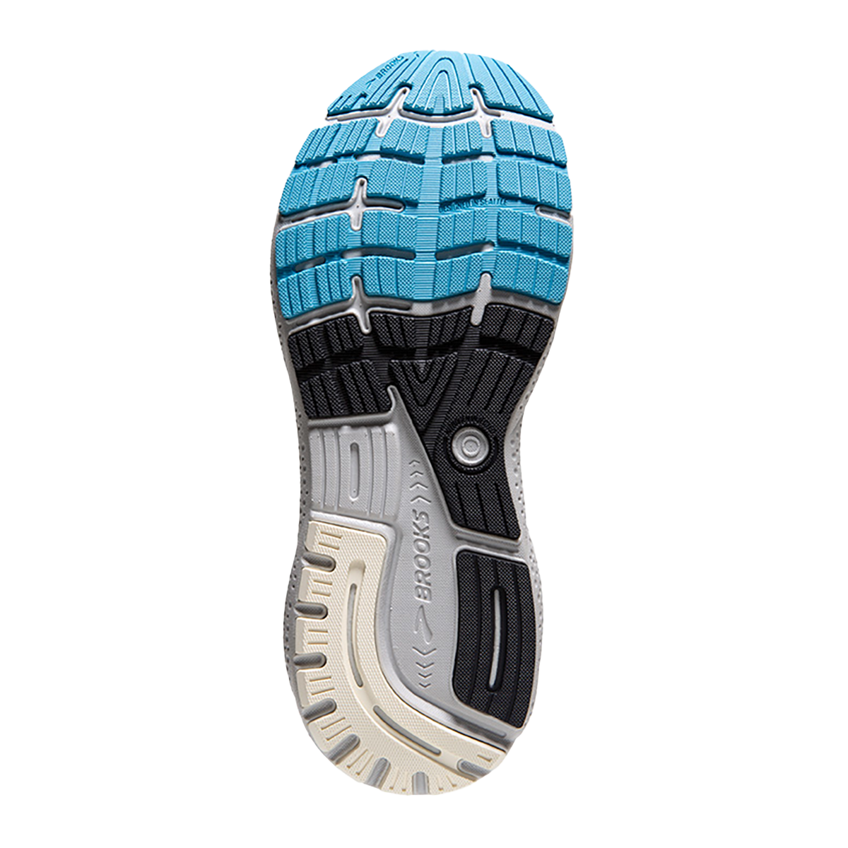 Brooks Ghost 16 - Coconut - Blue - Yellow