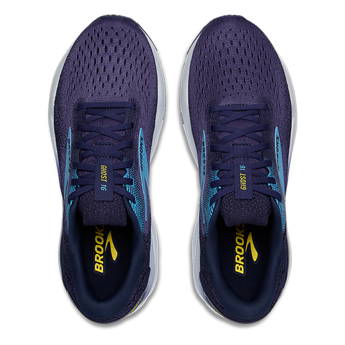 Brooks Ghost 16 - Blue - Bonnie Blue - Yellow