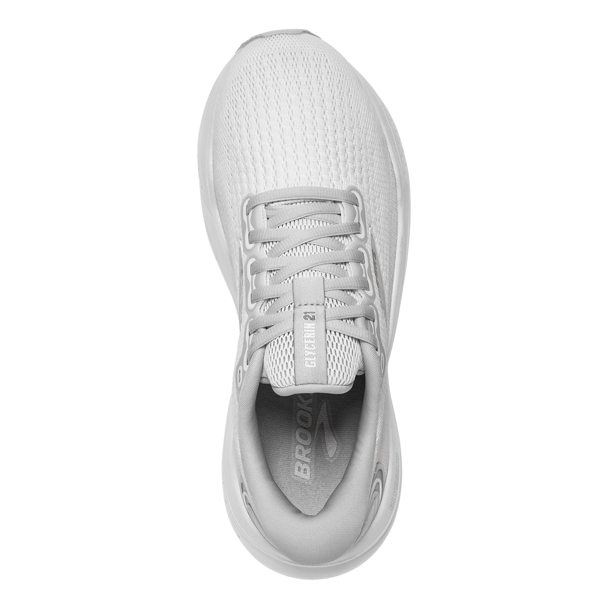 Brooks Glycerin 21 - White - White - Grey