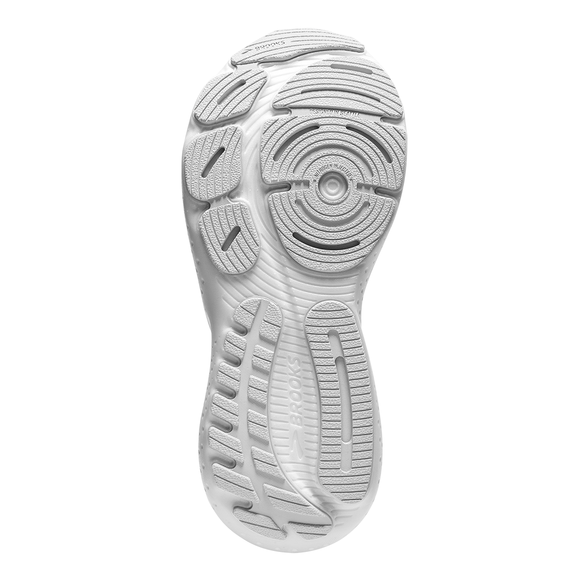 Brooks Glycerin 21 - White - White - Grey