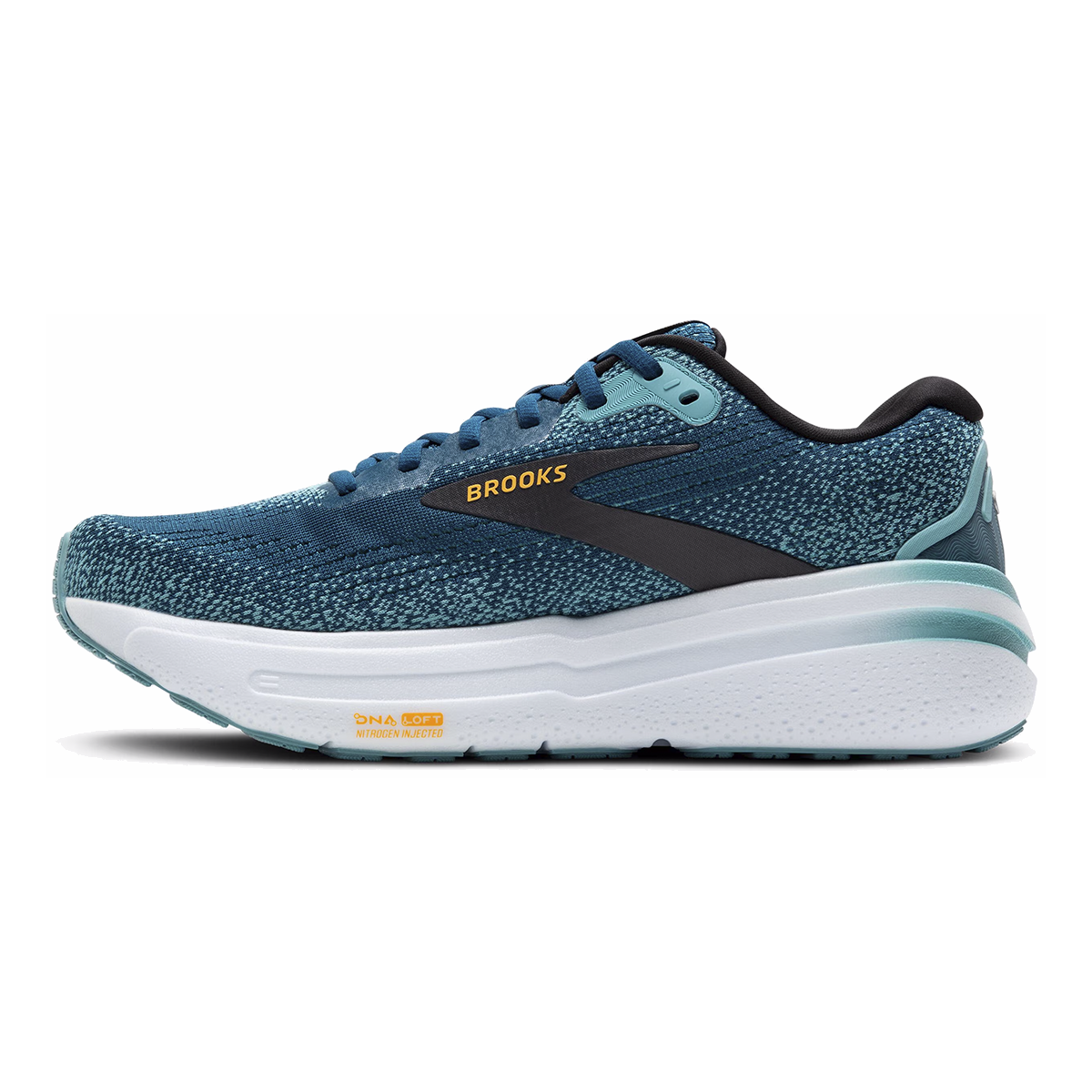 Brooks Ghost Max 2 - Moroccan Blue - Aqua - Orange Pop