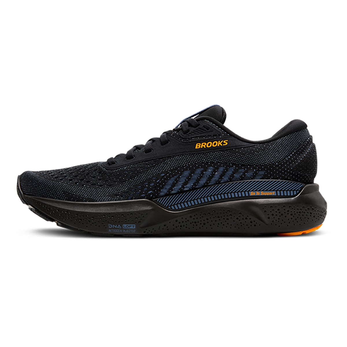 Brooks Adrenaline GTS 24 Black - Country Blue - Orange