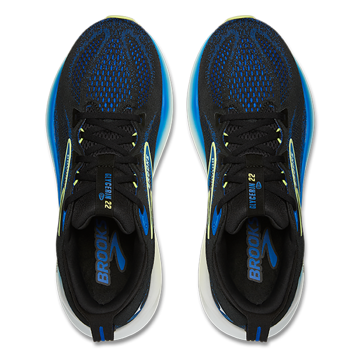 Brooks Glycerin 22 Black - Cobalt - Neo Yellow