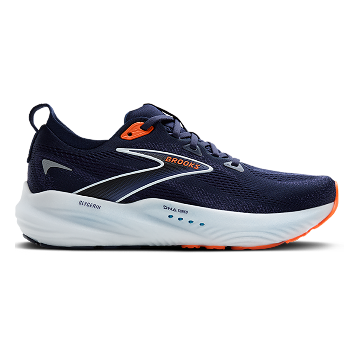 Brooks Glycerin 22 Peacoat - Blue Ribbon - Orange