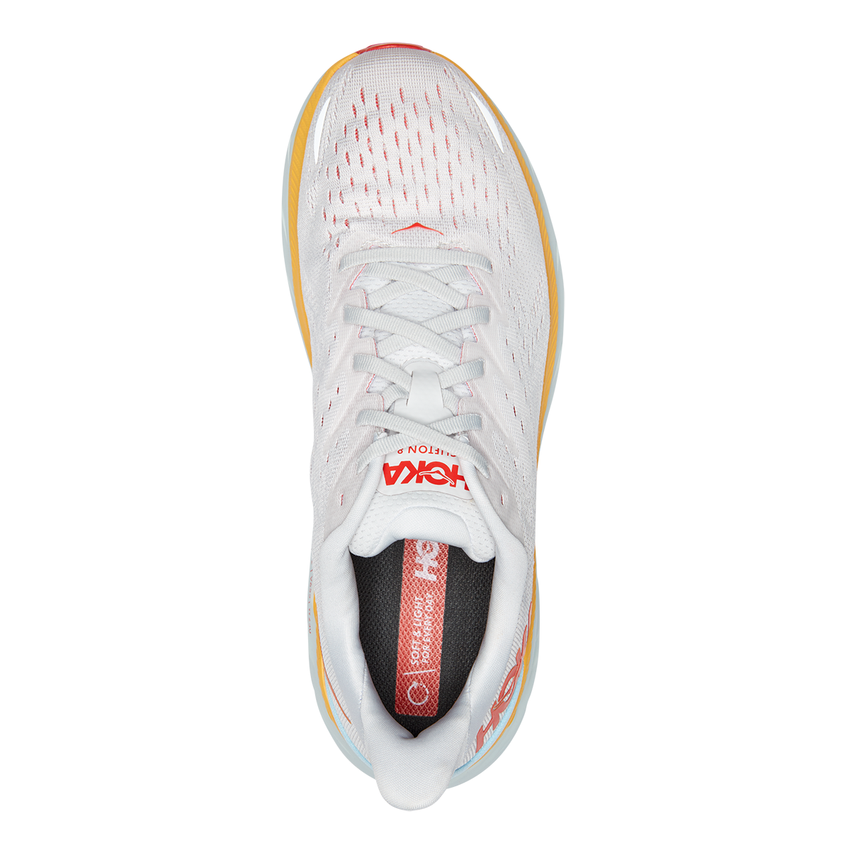 Hoka Clifton 8 - Nimbus Cloud - Blanc de Blanc