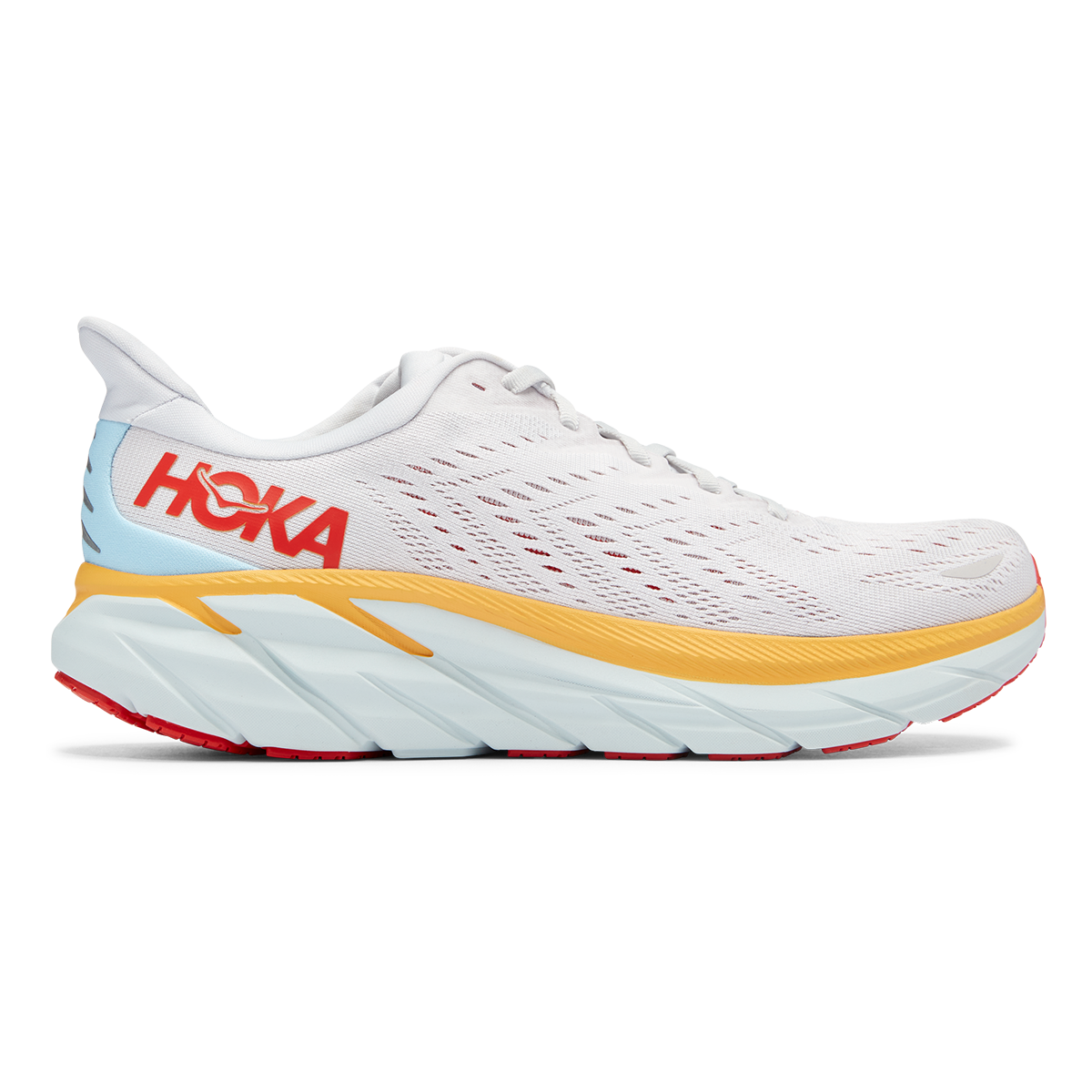 Hoka Clifton 8 - Nimbus Cloud - Blanc de Blanc