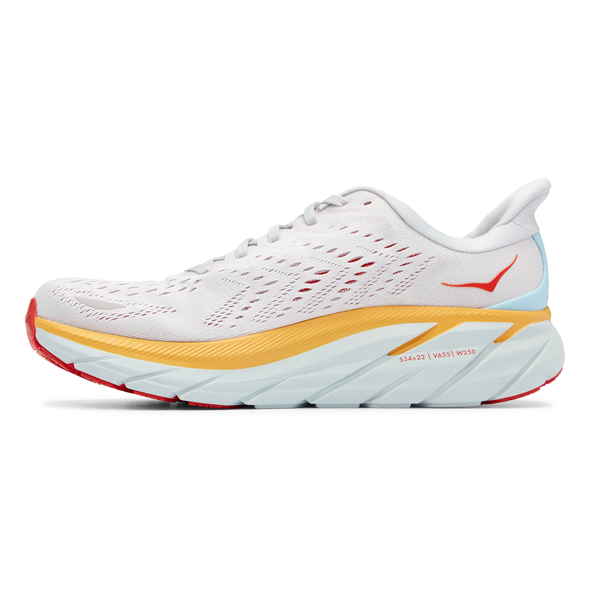 Hoka Clifton 8 - Nimbus Cloud - Blanc de Blanc