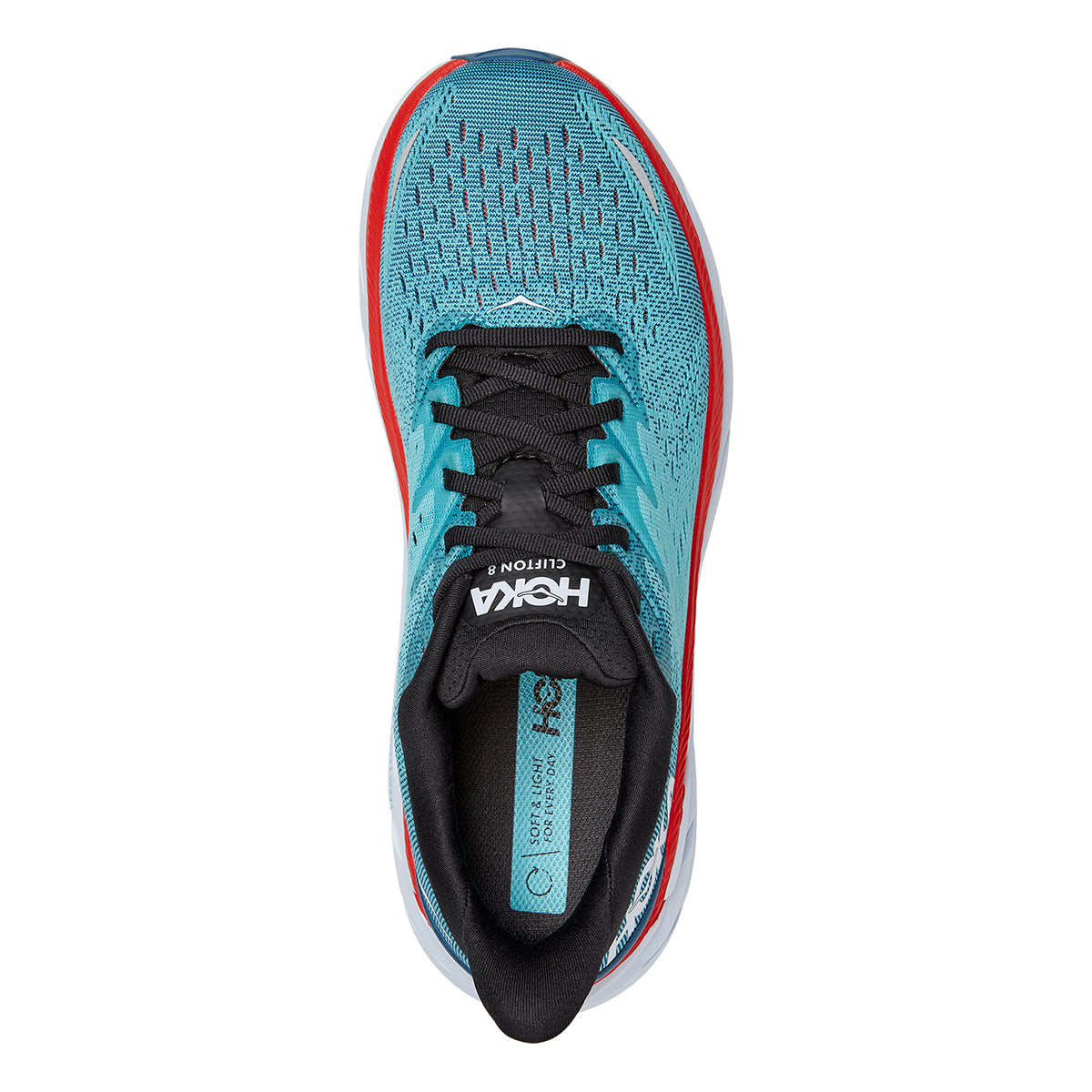 Hoka Clifton 8 - Real Teal - Aquarelle