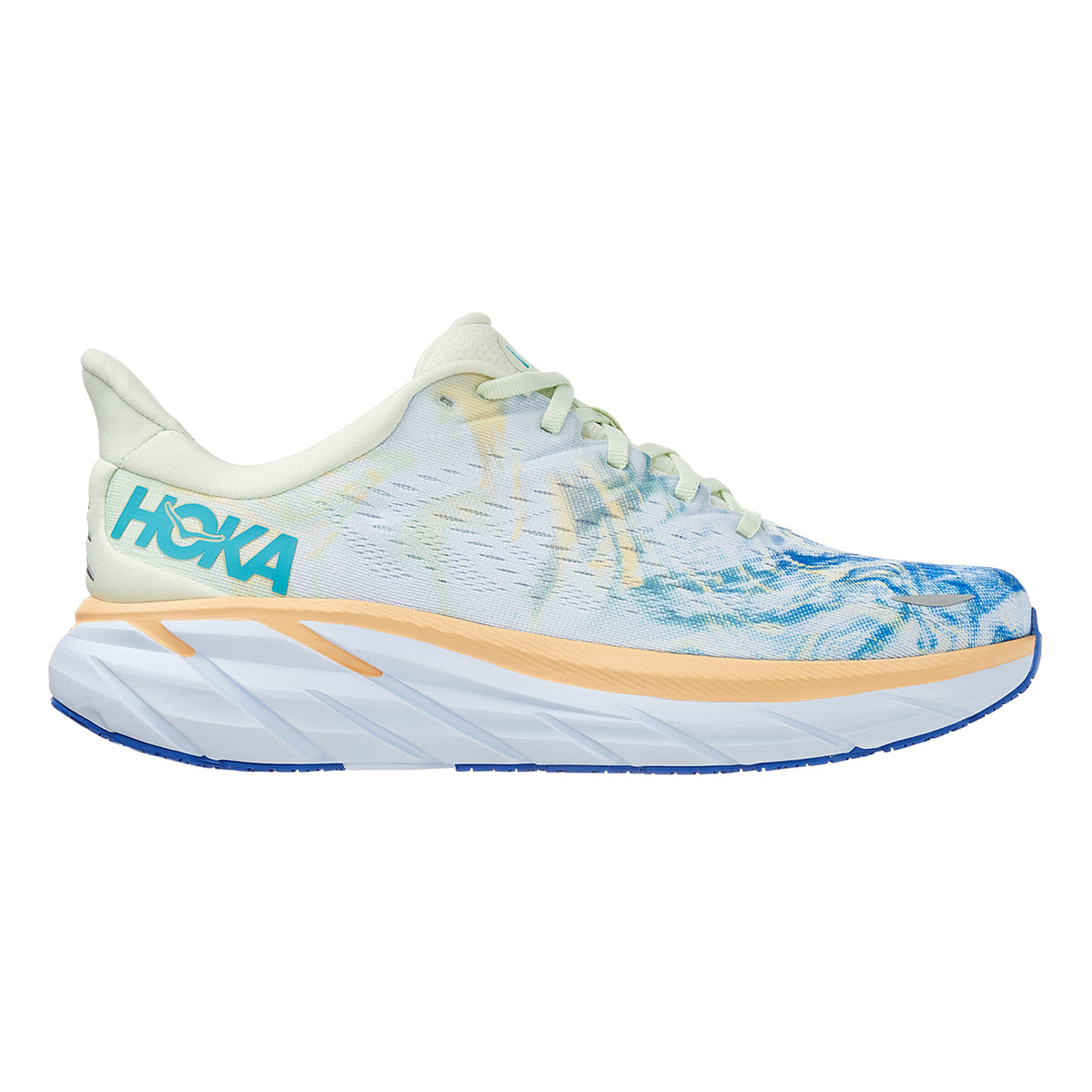 Men's Hoka Clifton 8 Grey/White-Yellow store 1119393/BFPA Size 14