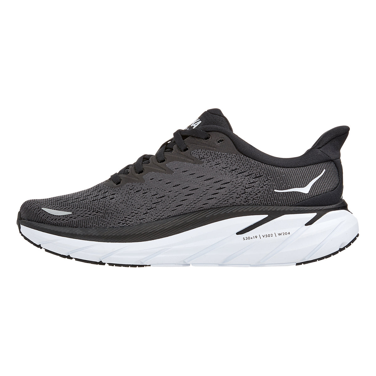 Hoka Clifton 8 - Black - White