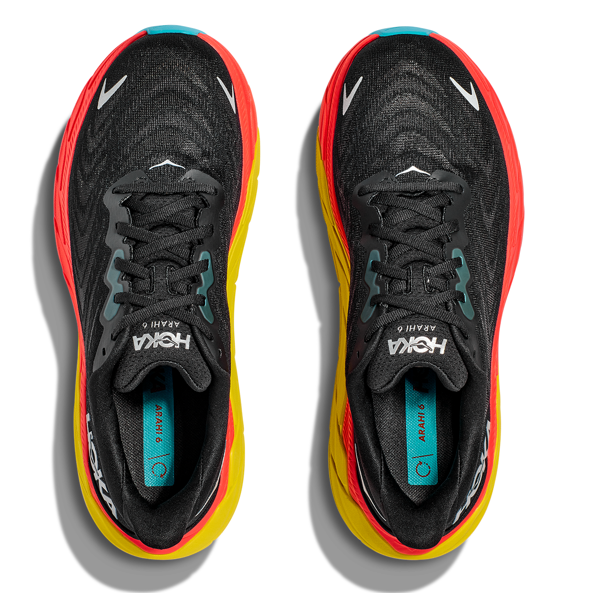 Hoka Arahi 6 - Black - Flame